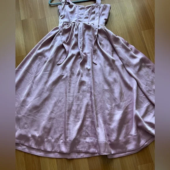 Aureta from Anthropologie Showstopper Midi Pink  Dress Size S - Picture 12 of 16